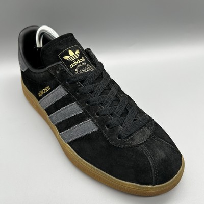 2016 Adidas Originals Munchen BB5295 Core Black Grey Mens Uk