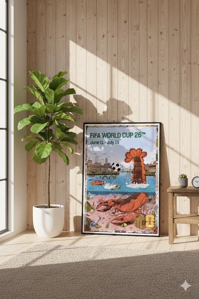 FIFA World Cup 2026 Host City Boston Poster