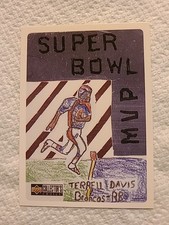 1998 Upper Deck Terrell Davis #227 Draw Your Own Card Denver Broncos Football...