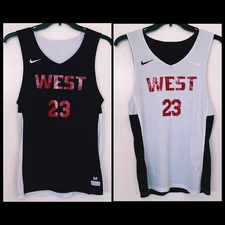Nike West Reversible Jersey Black/White  Basketball Mens Size Medium