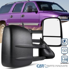 Side Towing Mirrors W Heated Defrost Fits 99-02 Silverado Sierra 1500 2500 3500 Side Towing Mirrors W Heated Defrost Fits 99-02 Silverado Sierra 1500 2500 3500