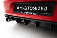 Maxton Design Heckansatz Diffusor Passend FüR Vw Golf 7 Gti Fl Schwarz Hochglanz