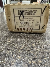 Henry 1 3/8” Refrigeration Ball Valve