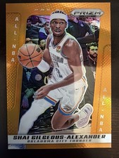 2024-25 Panini Prizm Shai Gilgeous-Alexander Deca Orange Prizm - Thunder SSP