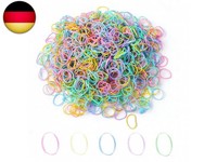 1200 StüCk Mehrfarbige Elastische Haargummis BäNder, MäHnengummis, Haar Gummi, Z