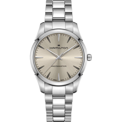 Brand New Hamilton Jazzmaster Quartz 40mm in Sandstone/Beige | H32461121