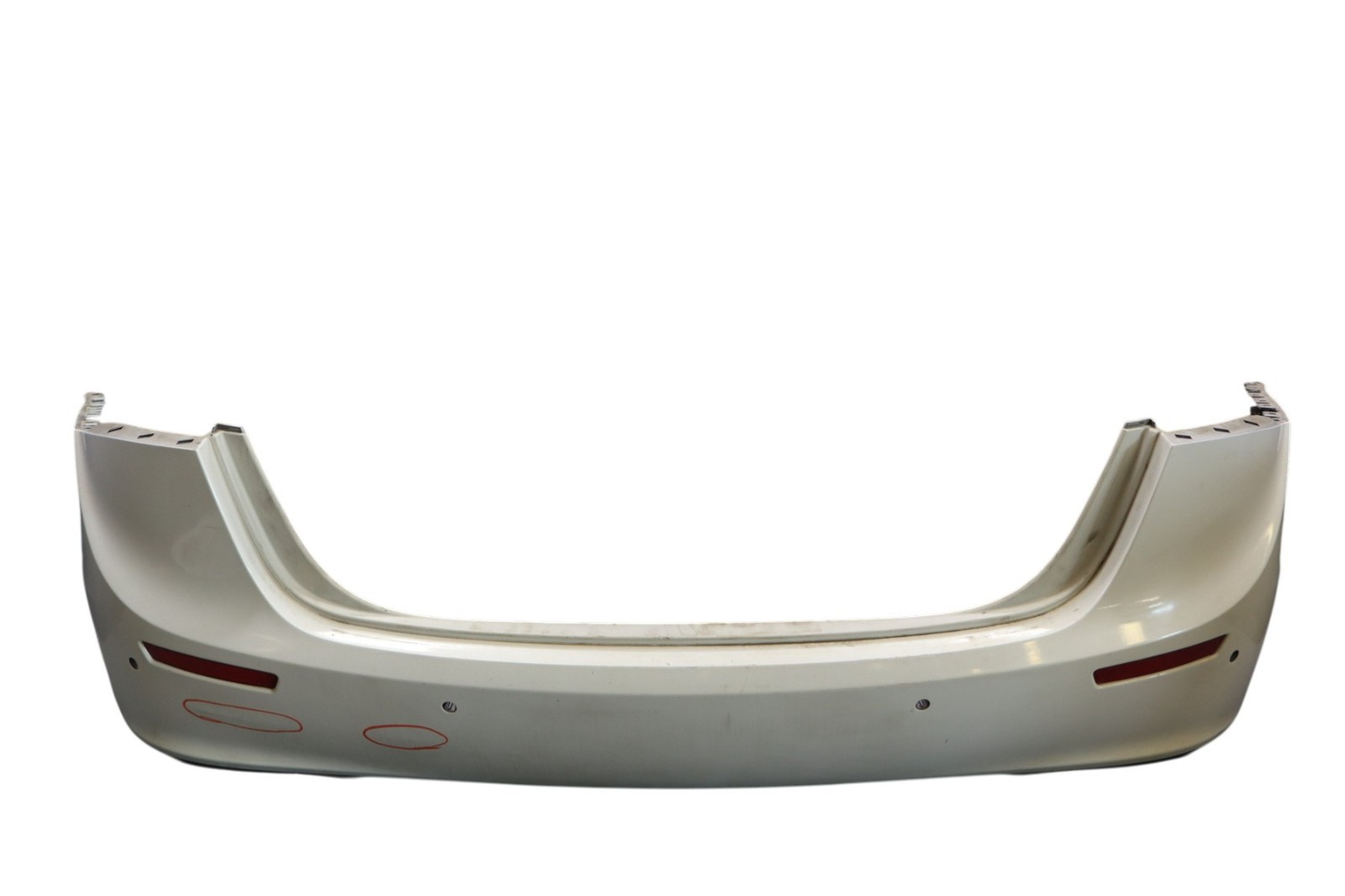 14-17 Maserati Ghibli M157 Rear Lower Bumper Cover Panel White 670010943 Oem