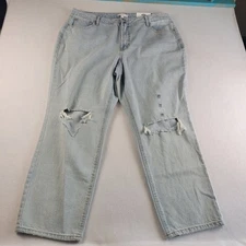 And Now This Womens Rizzy Size 18W Plus Size Ultra High Rise Straight Jeans