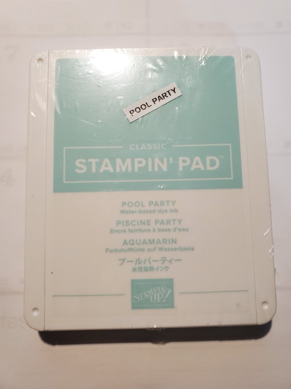 Stampin' Up Ink Pad - BRAND NEW - Pool Party