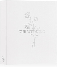 Wedding Photo Album 8X10 Each Pack Holds 50 Pictures Slip in Pockets Mini Lin...