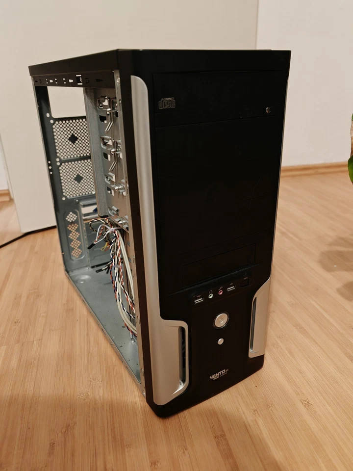 ASUS Computer PC Gehäuse Vento schwarz - Bild 2 von 4