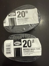 2 Bell Bike Bicycle 20” Inner Tube Fits Tire Widths 1.75"-2.25" Standard 