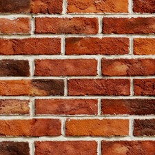 Brick Wallpaper Peel and Stick Red Brick Wallpaper for Bedroom 17.7" X 118" Faux