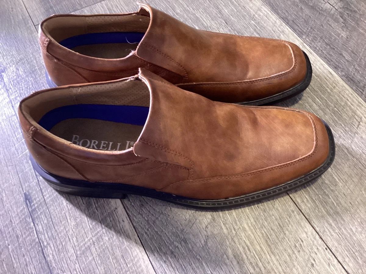 Borelli Shoes Sz 9 M Brown Loafer‎ Leather Men Miami Borelli Loafer Leather Upper Casual Shoes for Men for sale  main image 3