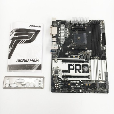 ASRock AB350 Pro4 Sockel AM4 DDR4 ATX Mainboard