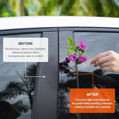  Door Pillar Post Trim Compatible with Window Pillar 2014-2022 Porsche Ma.can