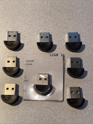 LOT 8x Bluetooth USB Dongle Adapter for PC LAPTOP WIN XP VISTA 7 8 10 FREE SHIP