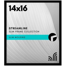 Americanflat 14x16 Picture Frame w/ Polished Plexiglass - Streamline Collection