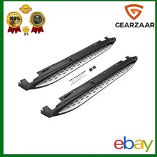 Trittbretter Seitenbretter Schweller für Mercedes ML/GLE SUV W166 2012-18 Silber