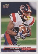 2023 Upper Deck CFL Exclusives 14/100 Chandler Worthy #56