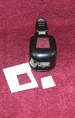 Stampin Up Whale Tail Convex Square Paper Punch - 3/4'' Flower Pot Shape