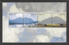 PAUL HENRY ART PAINTINGS 2008 MNH SET LANDSCAPES BOOKLET PANE