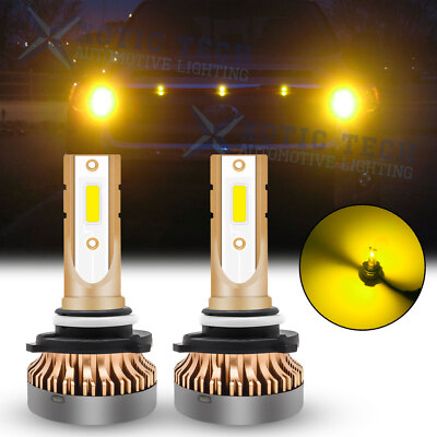 For Toyota High Power Golden Yellow Bright LED Bulbs DRL Daytime Running Light