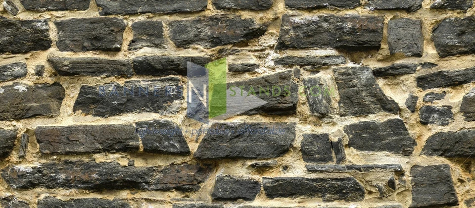 BNS Black Rock / Stone Aquarium Background 21" x 48"