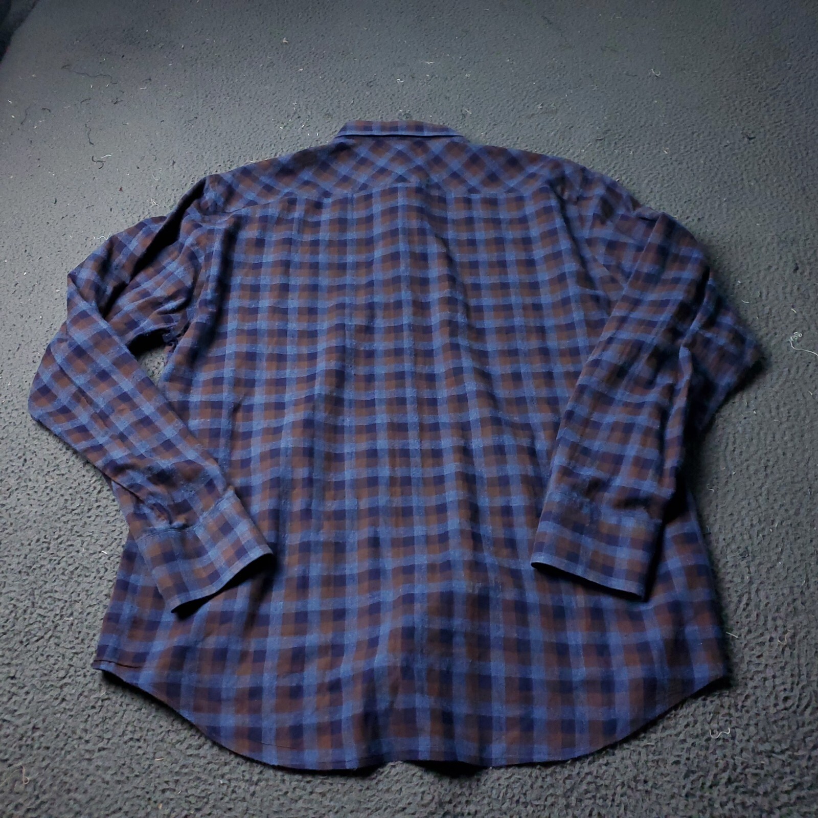Zachary Prell Button Shirt Mens XL Long Sleeve Blue Plaid Casual Checkered
