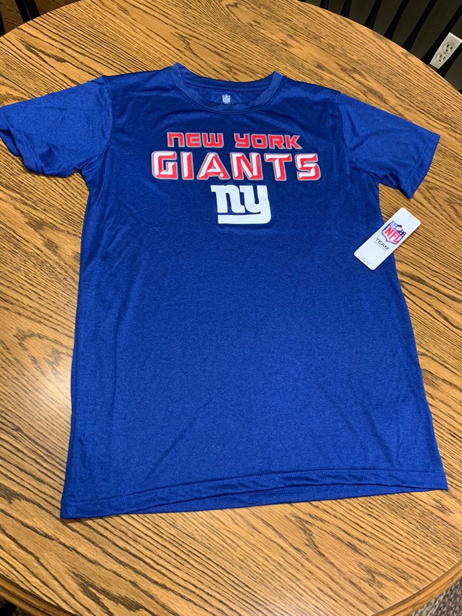 NFL New York Giants Youth Boys Blue T-Shirt, Size XL (16/18) New With Tag