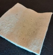 OIL FELT PURE WOOL GASKET / SEAL MAKING MATERIAL 100 MM X 100 MM X 3 MM Thk