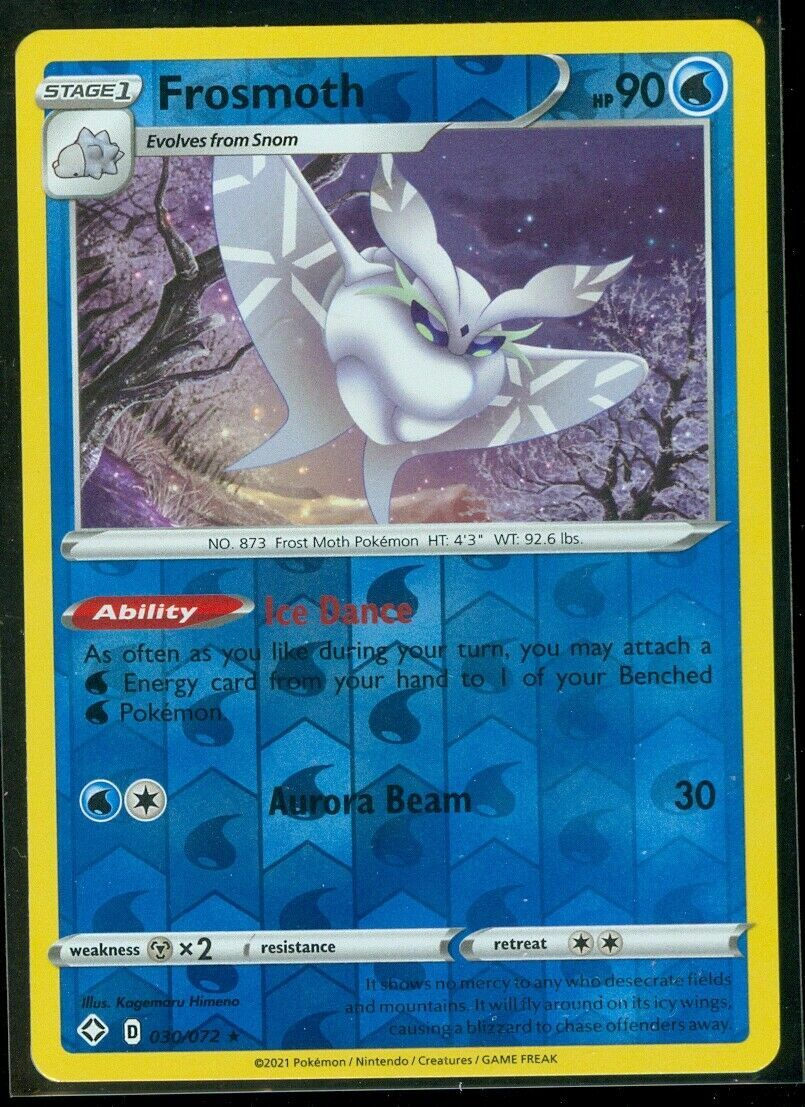 Pokemon -   FROSMOTH - 030/072 - Reverse Holo Rare - Shining Fates - NM/M