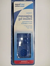 Equaline Massaging Gel Insoles For Women Size 6-10