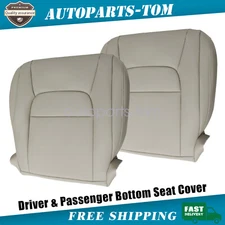 Fits 08-15 Toyota Land Cruiser Front Bottom Replacement Leather Seat Cover Tan