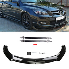 For Mazda 3 Hatchback 2004-21 Front Bumper Lip Part Accessories Splitter Spoiler