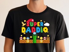 Super Daddio Shirt, Father's Day Gift, Super Mario Shirt, Husband Gift