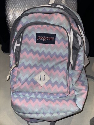 chevron teal jansport backpack Jansport Super Sneak Chevron Backpack Pink Purple Gray Teal JS0A3EWM