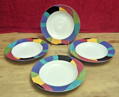 Mikasa California Porcelain Currents Bowls #5101 Set Of 4 Cereal Soup Salad - Picture 3 of 15
