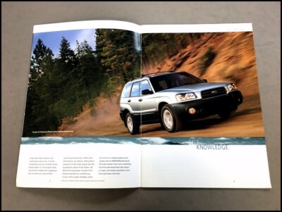 2003 Subaru Forester 28-page Original Car Sales Brochure Catalog