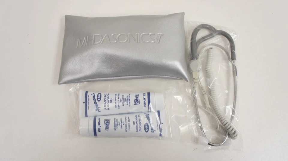 Medasonics Tragbar Elektronische Ultraschall Stethoskop 8MHZ W/Schutzhülle - Bild 2 von 4