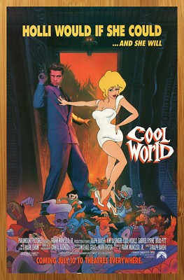 1992 Cool World Movie Vintage Print Ad/Poster Promo Art Brad Pitt
