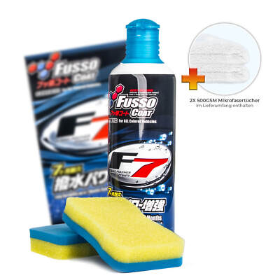 Soft99 Fusso Coat F7 All Colours Polymer Wachs Flüssigwachs Versiegelung 300ml