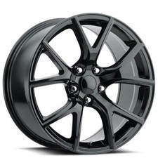 20x9 Trackhawk Gloss Black Wheels Rims Fits Jeep Grand Cherokee SRT8 20"