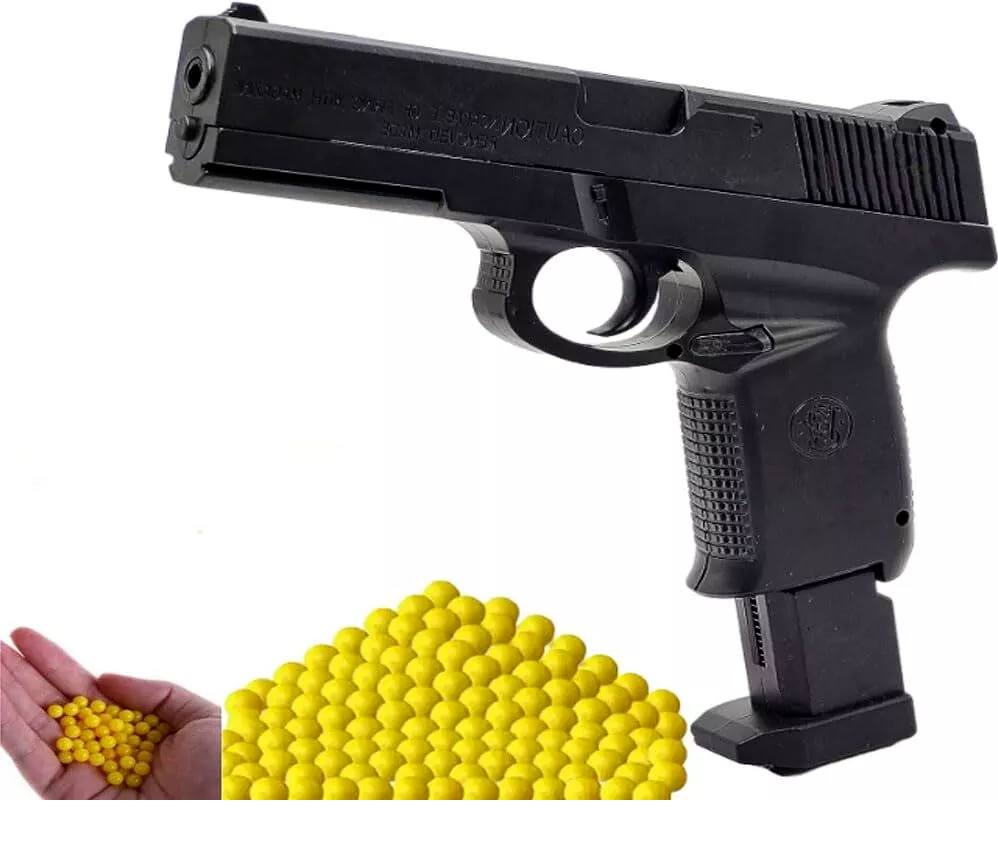 Air Pistol For Kids | Safe and Long Range | 6MM | 150 Plastic Bullets Free ship