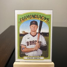 2021 Topps Heritage 570 Pavin Smith Diamondbacks Rookie Baseball Card. rookie card picture
