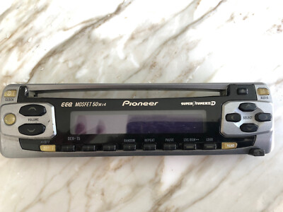 PIONEER DEH-15 CAR STEREO PIONEER DEH-15 FACEPLATE ONLY OEM 