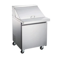 Omcan USA 50049 27" One Section Mega Top Sandwich / Salad Prep Table w/ 1 Doo...