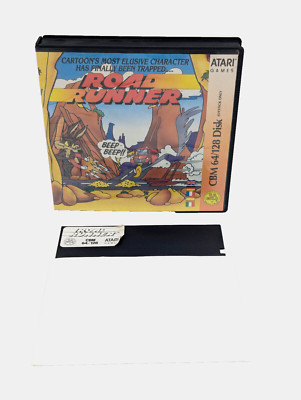Road Runner Commodore C64 Atari Games OVP 5,25 Diskette CBM  Rarität