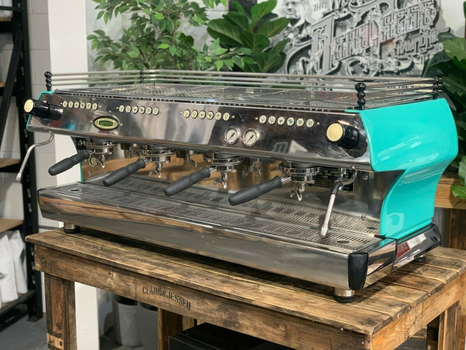 LA MARZOCCO FB80 4 GROUP AQUA ESPRESSO COFFEE MACHINE COMMERCIAL CUSTOM