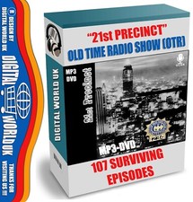 21st Precinct, Classic Old Time Radio Show OTR 107 Surviving Episodes MP3 DVD